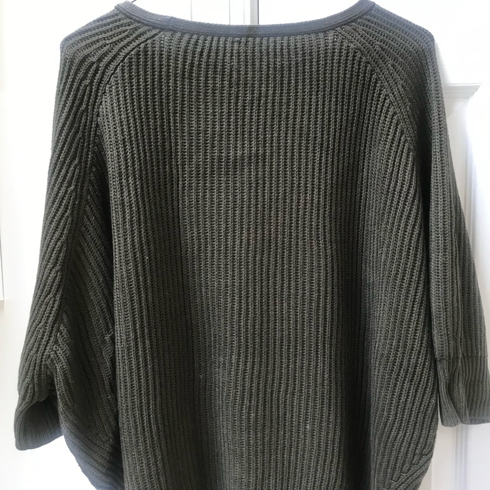 Chicos olive green dolman chunky sweater - Picture 4 of 4